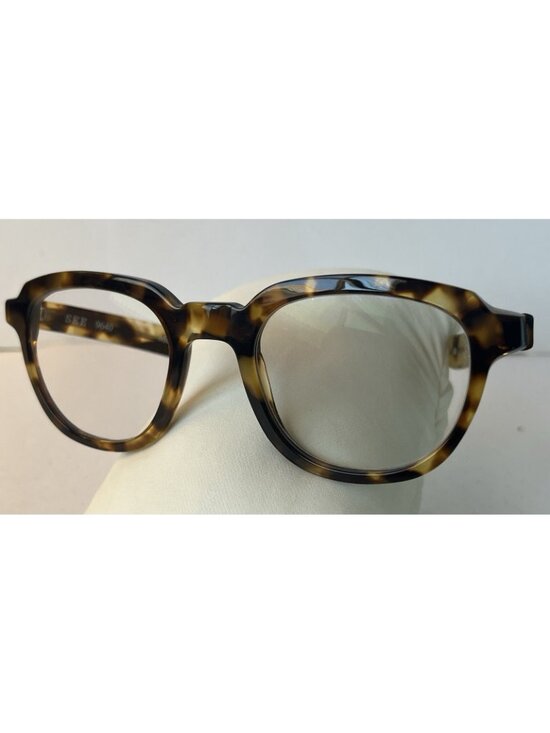 SEE Eyewear Brown Tortoise Eyeglasses Frames 49-22-140 Made in Italy 9640 main image 13